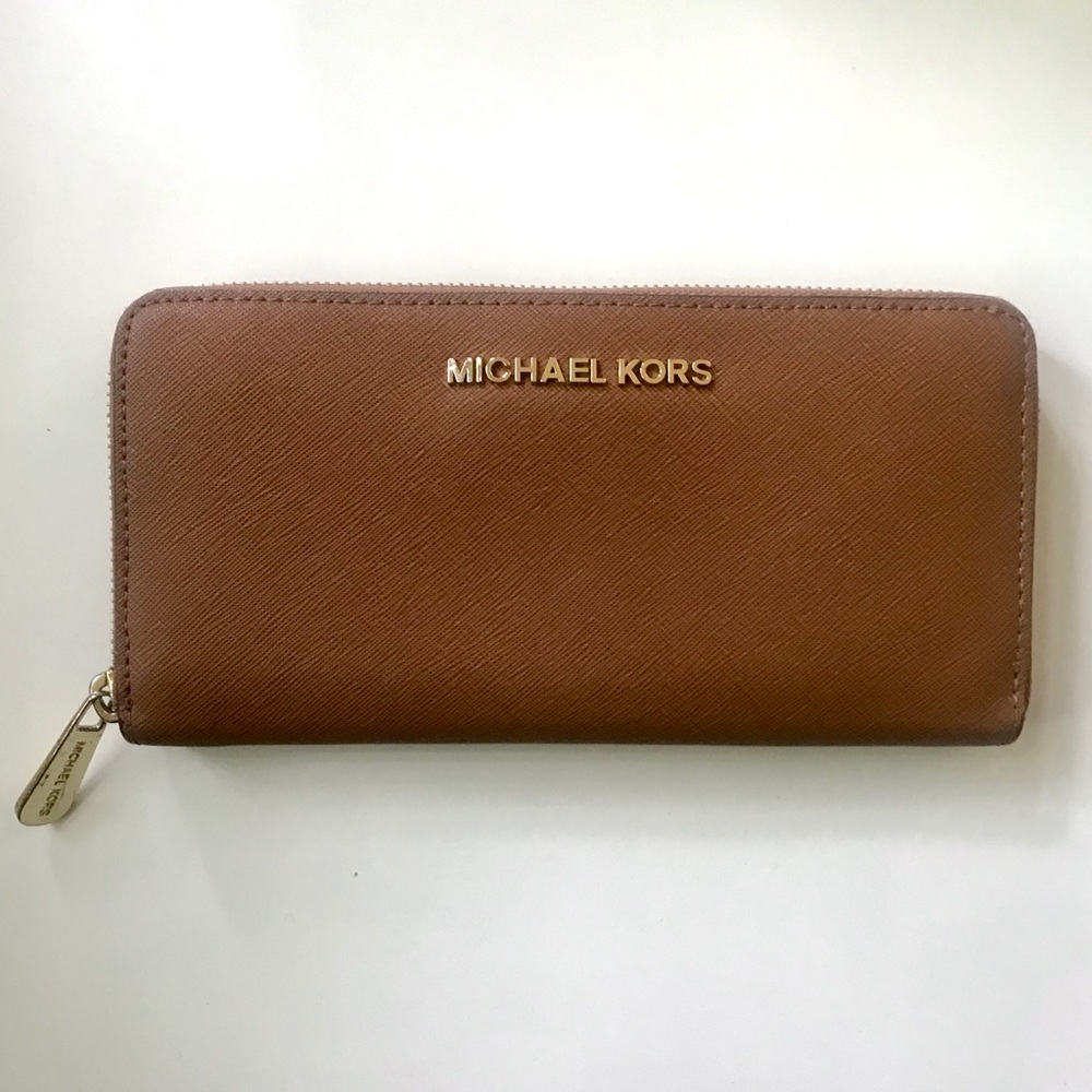 Michael Kors Saffiano Leather Continental Wallet